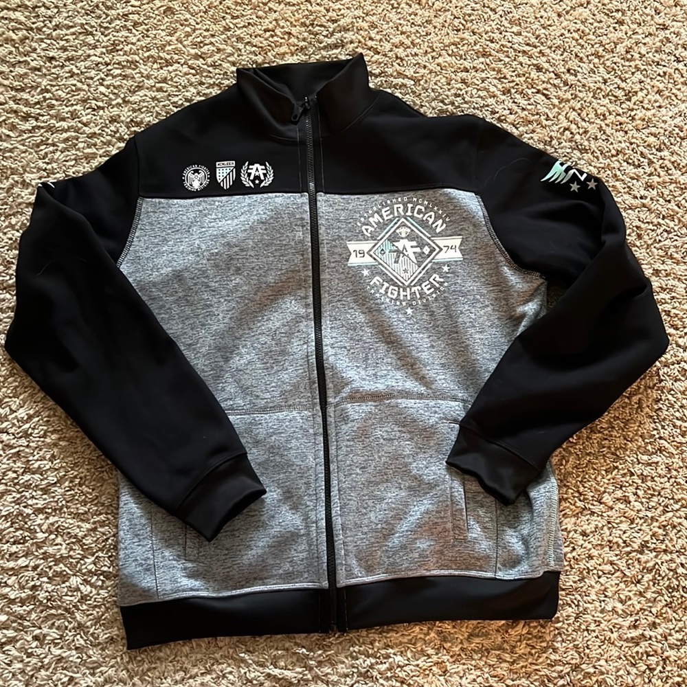Men’s American Fighter Reversible Zip-Up